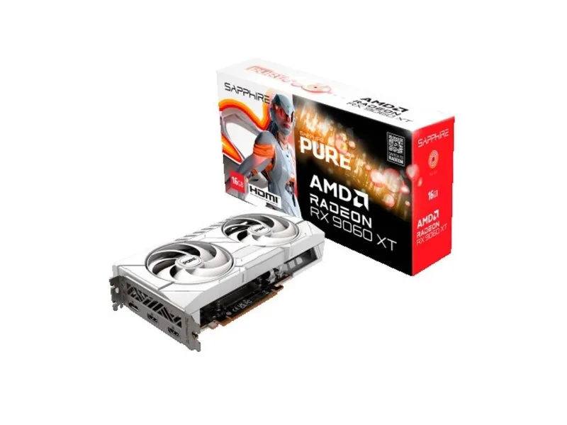 Radeon RX 9060 XT PURE OC 16GB 128 bit GDDR6 11350-02-20G bela