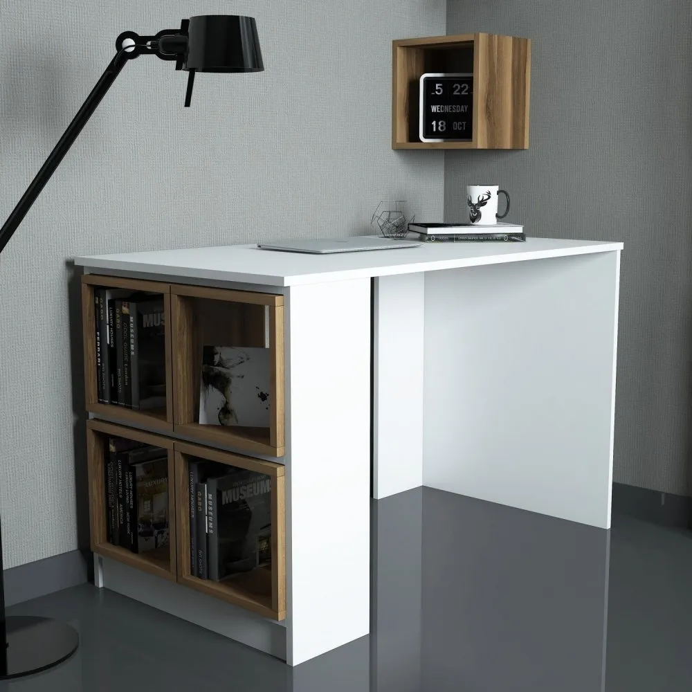 Radni sto Box White Walnut