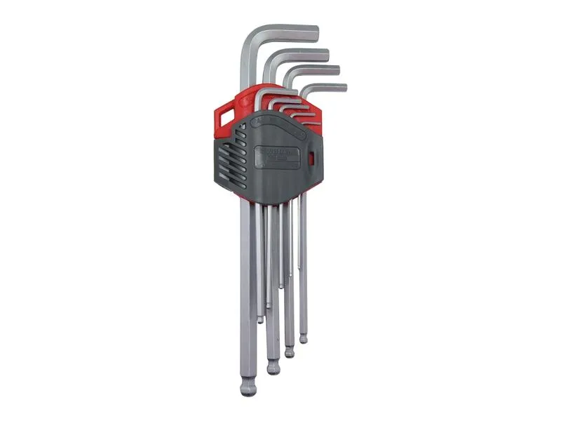 Red Stripe Set L-imbus odvijača, loptasta glava, dugi, 1,5-10 mm, 9 komada (575243100)
