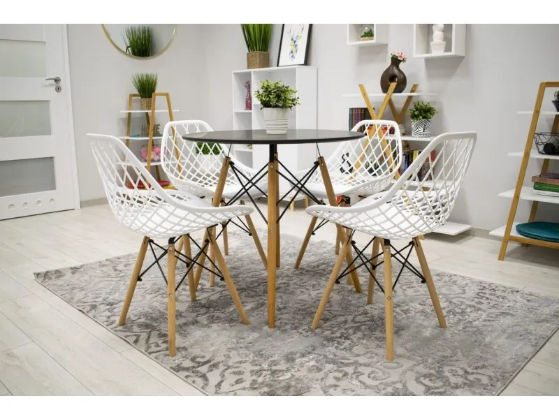Roma set 4 stolice White