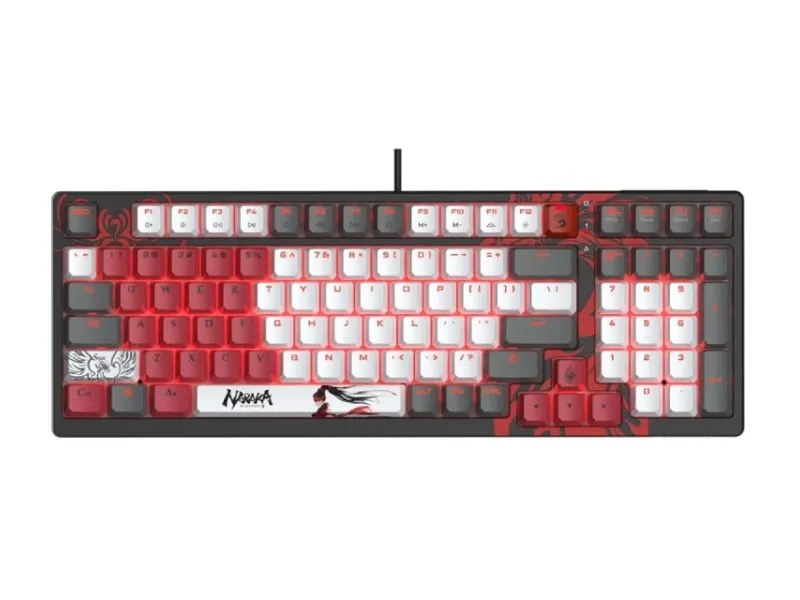S98 Bloody RGB Mechanical Energy Red switch NARAKA USB US tastatura