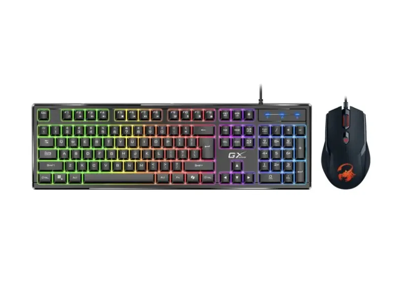Scorpion KM-GX6 Gaming RGB USB YU crna tastatura + miš