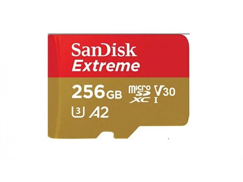 SDXC 256GB Extreme micro 190MB/s UHS-I Class10 U3 V30+Ad
