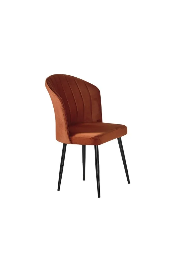 Set 2 stolice Rubi Orange Black