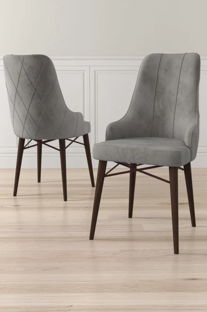 Set 6 stolica Neta Grey Brown