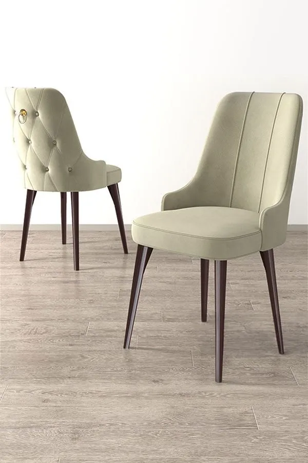 Set 6 stolica Newa Cream Brown