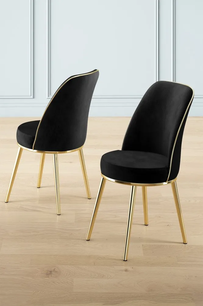 Set 6 stolica Pefa Black Gold