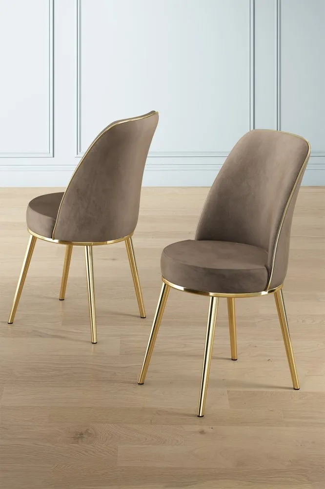 Set 6 stolica Pefa Cappuccino Gold