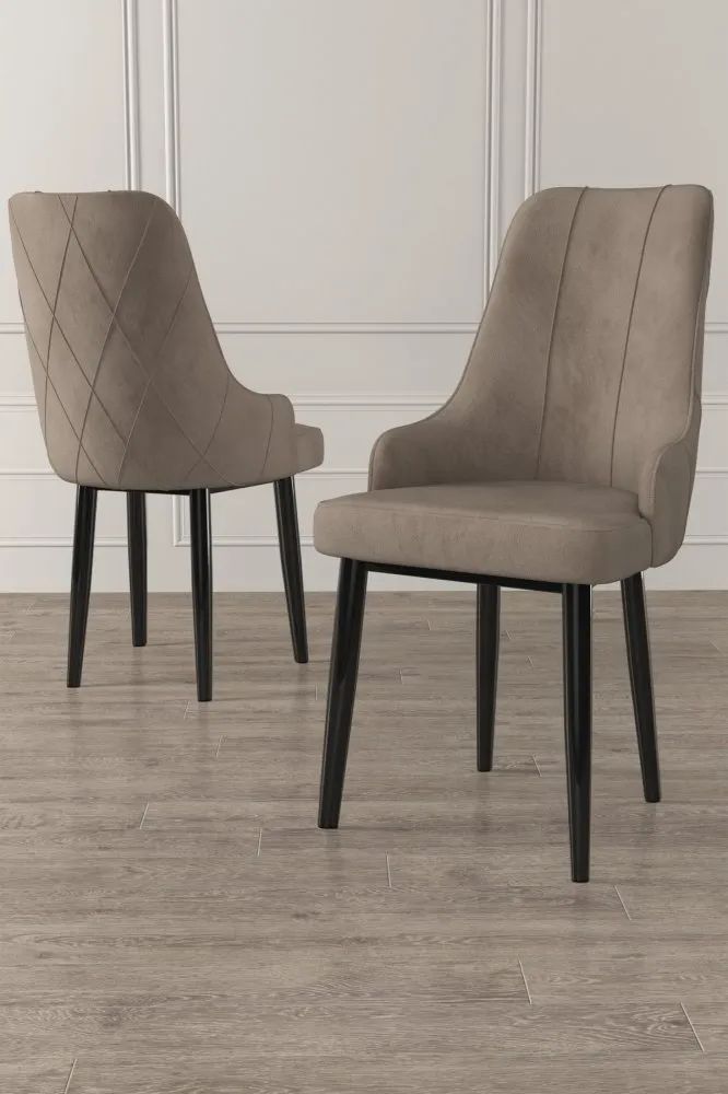 Set 6 stolica Trex Cappuccino Black