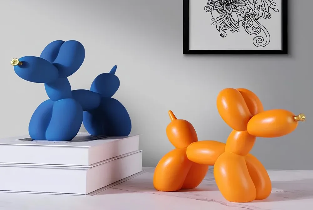Set ukrasnih predmeta (2 komada) Plava Orange figure CY0409