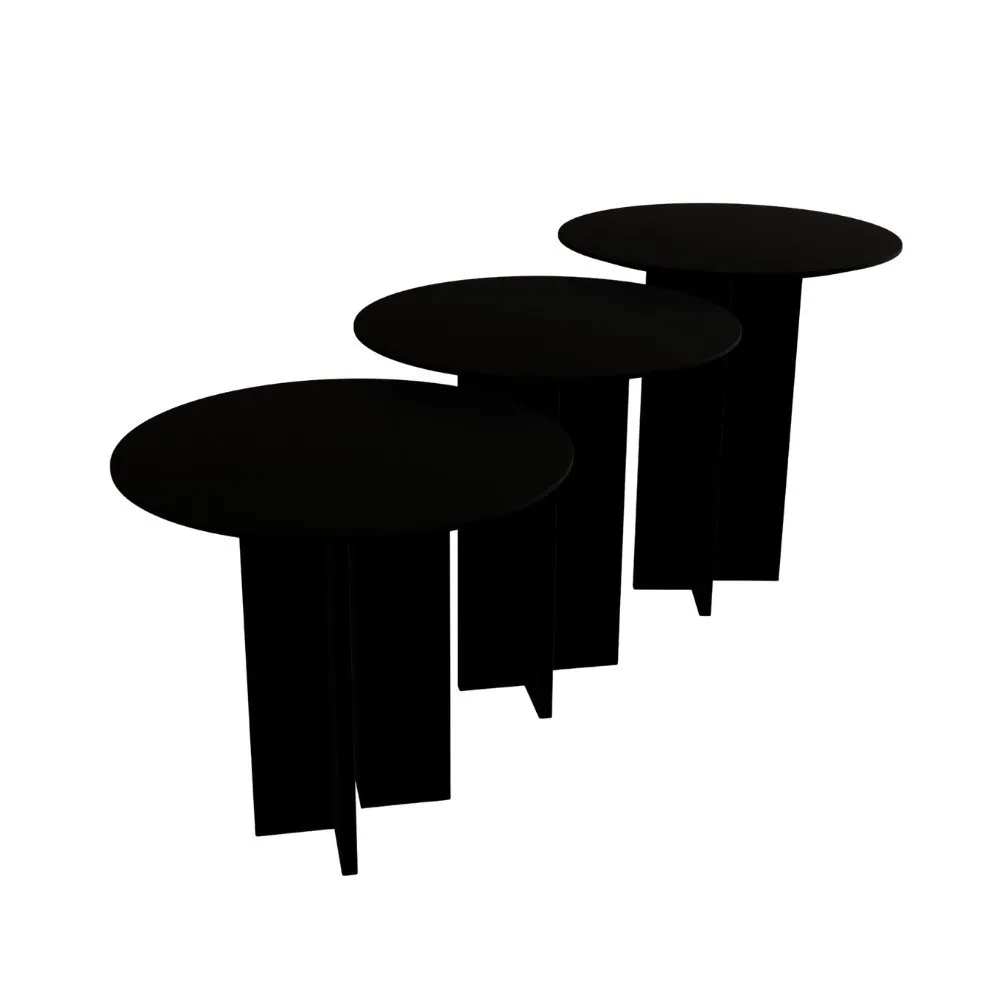 Set za kafu Leo (55 + 50 + 45) Black (313RTX1143)