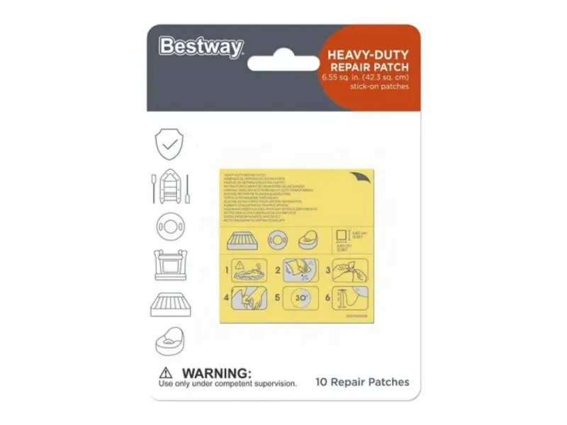 Set zakrpa za Bazene Beatway 6.5x6.5cm