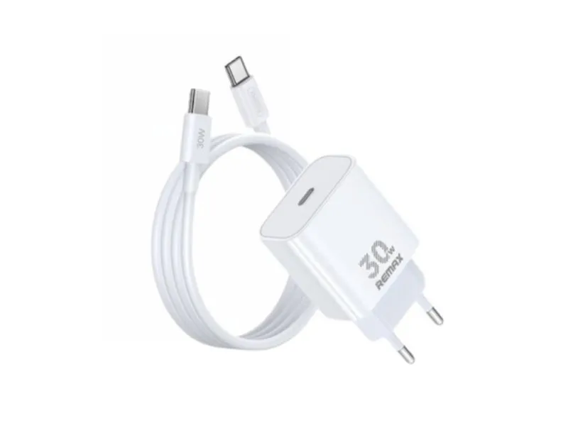 SET:Strujni punjac Figen 30W USB+TIP C+ kabl TIP C na TIP C RP-U71,