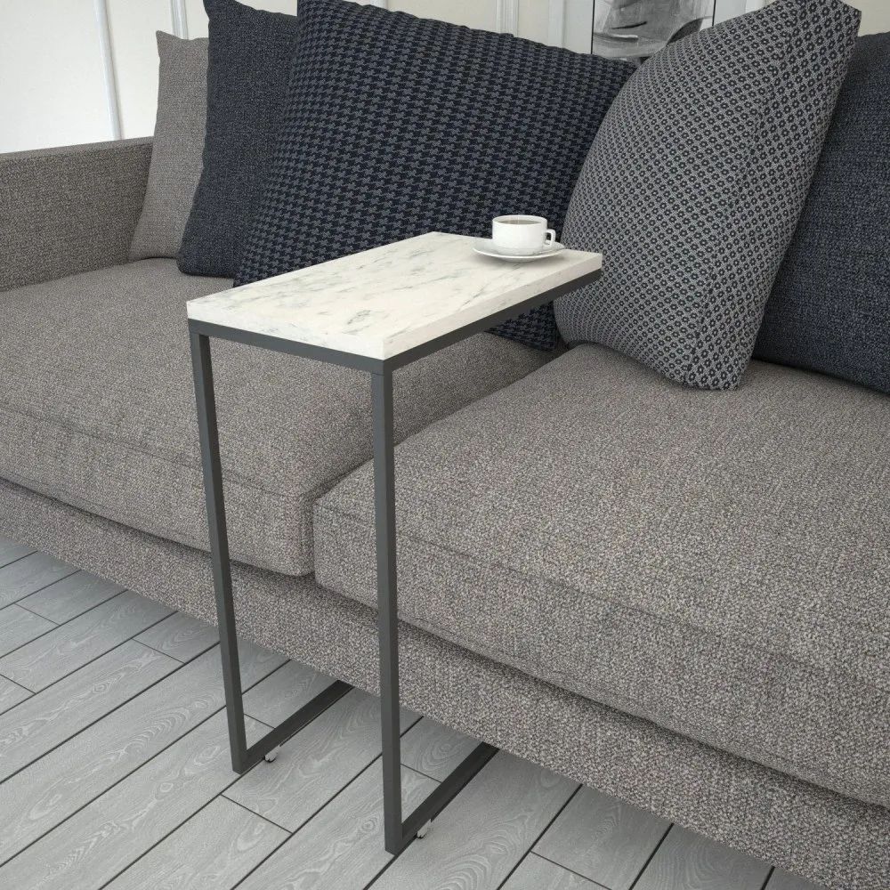 Side Table Callen White Marble