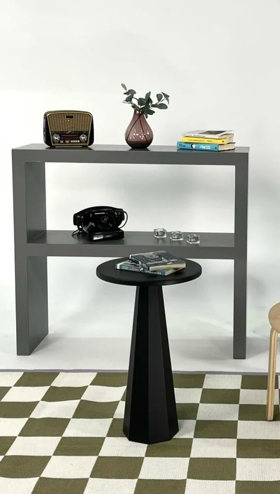 Side Table Lilyum 57 Black