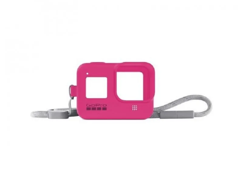 Silikonska futrola sa podesivim kaišom za HERO8, pink (AJSST-007)