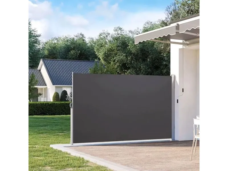 Sklopivi paravan za dvorište 3x1.8m Antracit
