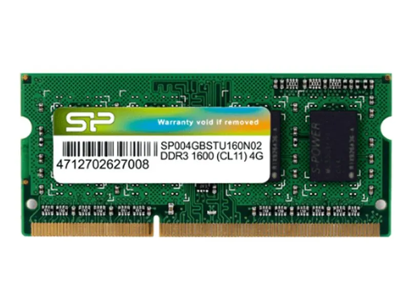 SODIMM 4GB DDR3 1600MHz SP004GBSTU160N02