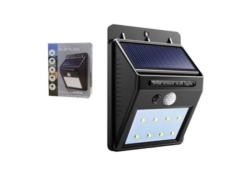 Solarna zidna lampa sa senzorom