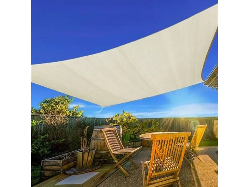 Solarno kvadratno jedro 4x4m Beige