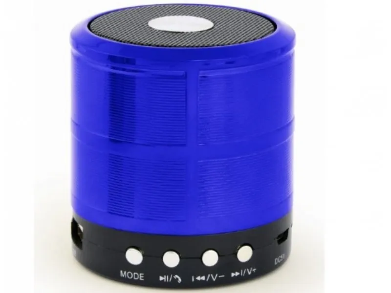 SPK-BT-08-B Portable Bluetooth speaker +handsfree 3W, FM, microSD, AUX, blue