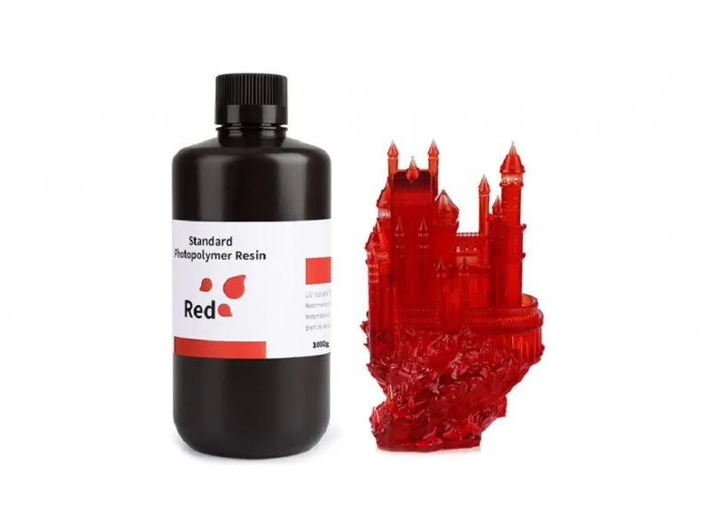 Standard Resin 1kg - Clear Red