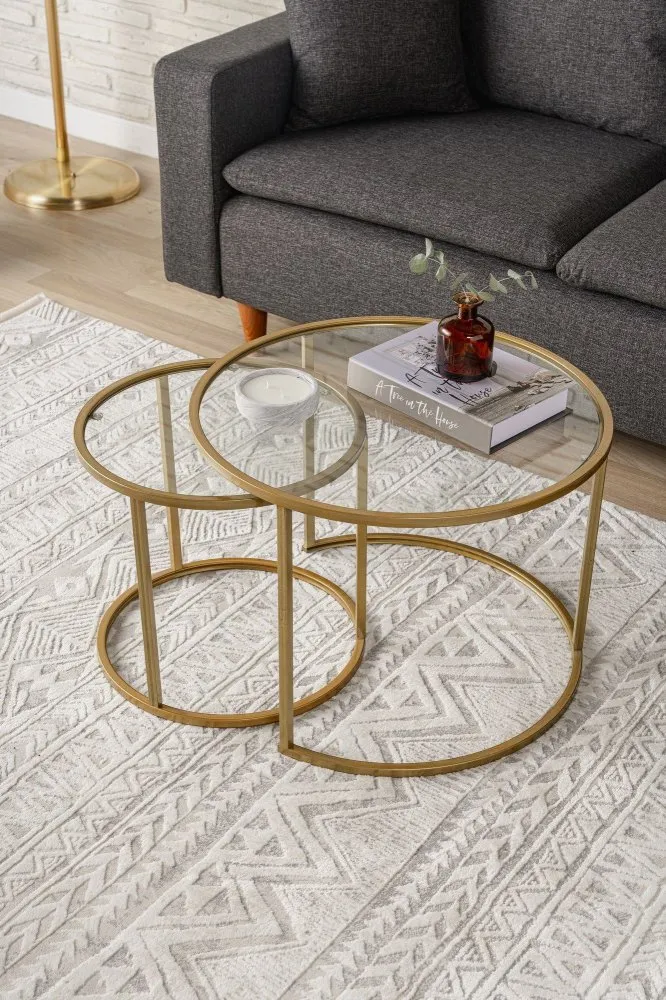 Sto za dnevnu sobu Belarus 60 Gold Transparent
