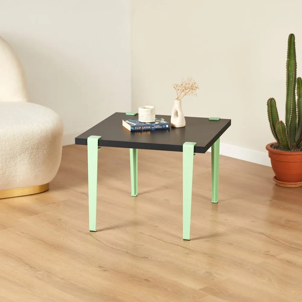 Sto za dnevnu sobu Halicheron Anthracite Mint Green