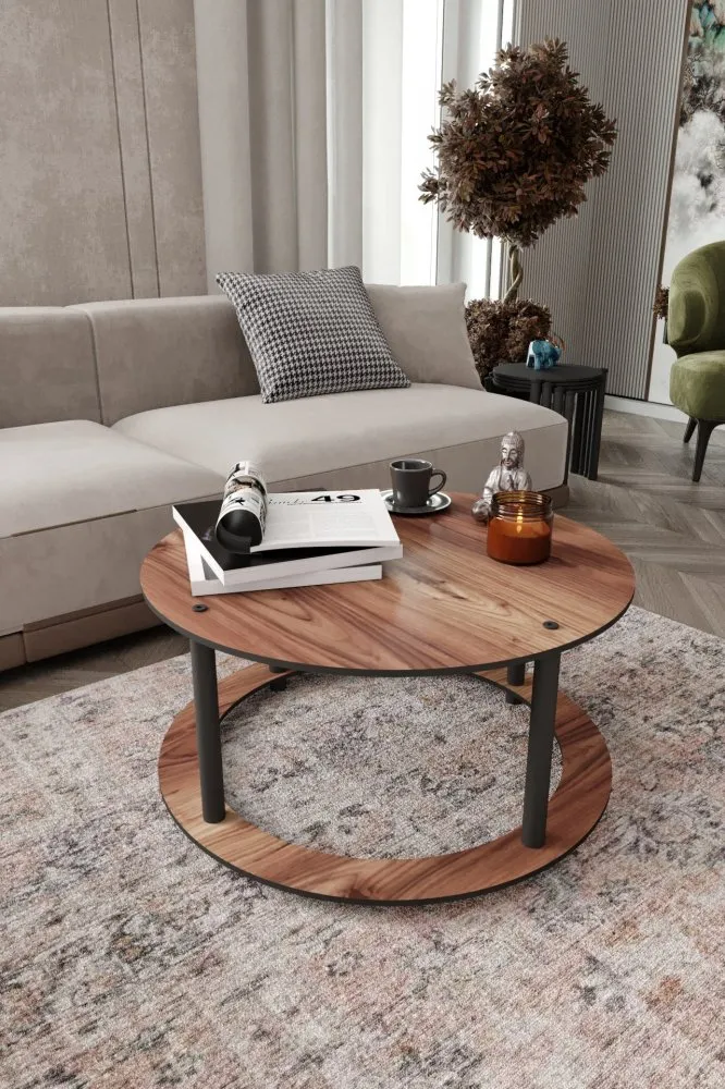 Sto za dnevnu sobu Hole Round Walnut