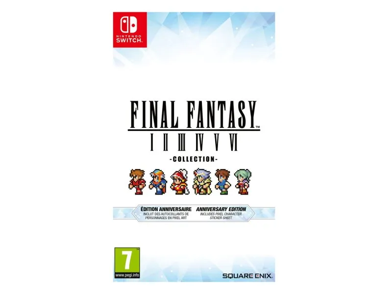 Switch, Final Fantasy I-VI - Anniversary Edition