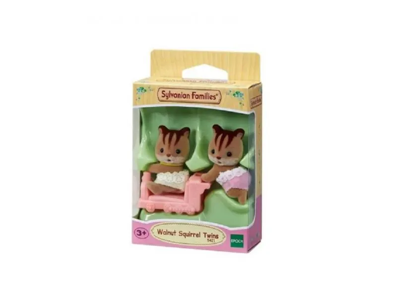 SYLVANIAN WALNUT SQUIRREL TWINS (NEW)