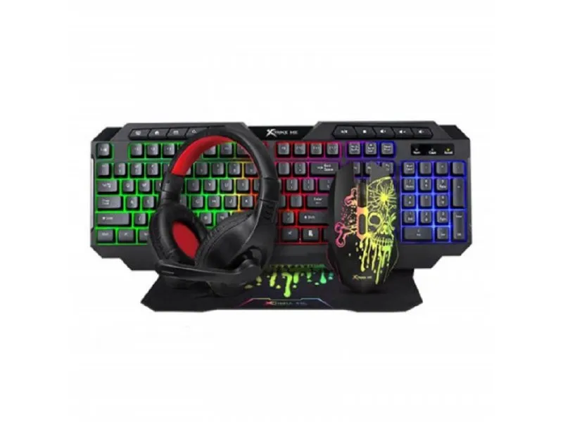 Tastatura+ miš+ slušalice + podloga usb CMX415 4u 1 gejmerski set