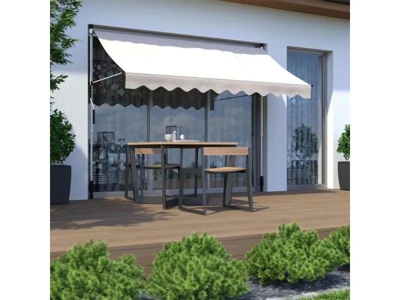 Tenda za terasu i balkon sa podešavanjem visine 3x1.2m Beige