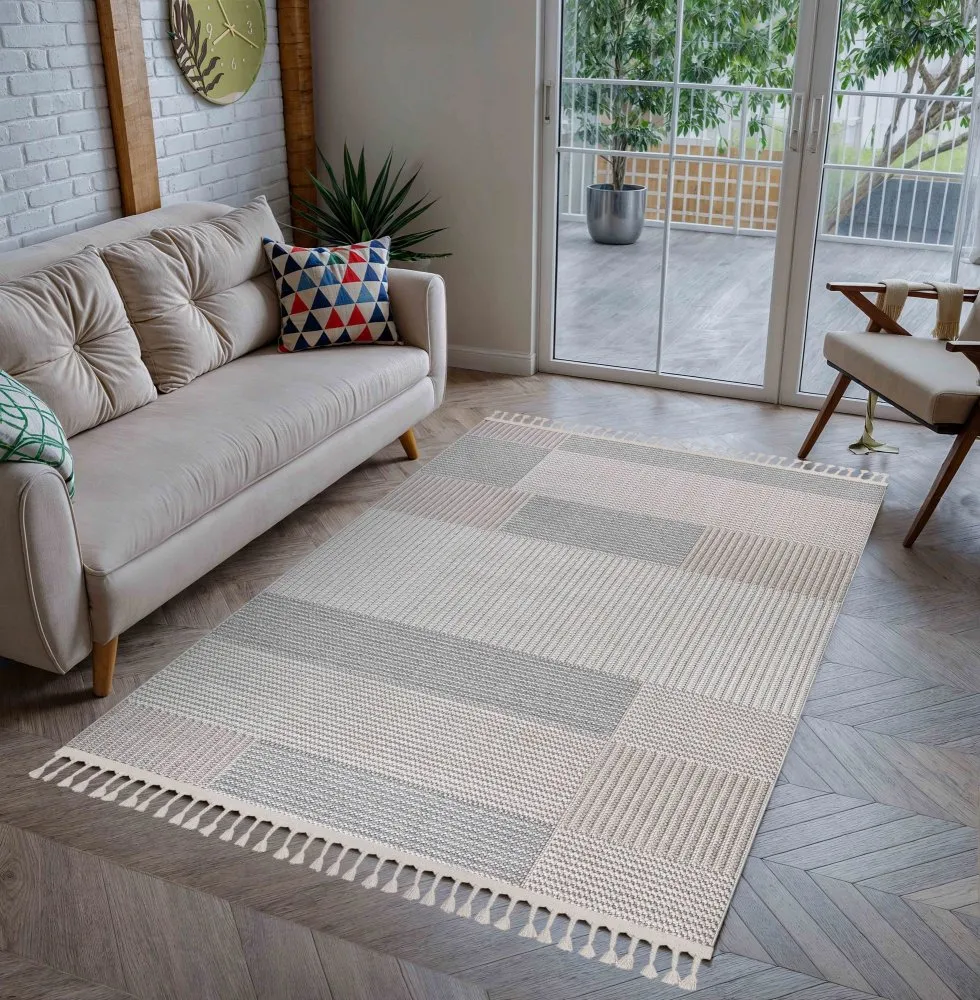 Tepih (200x290) Korya Beige Grey