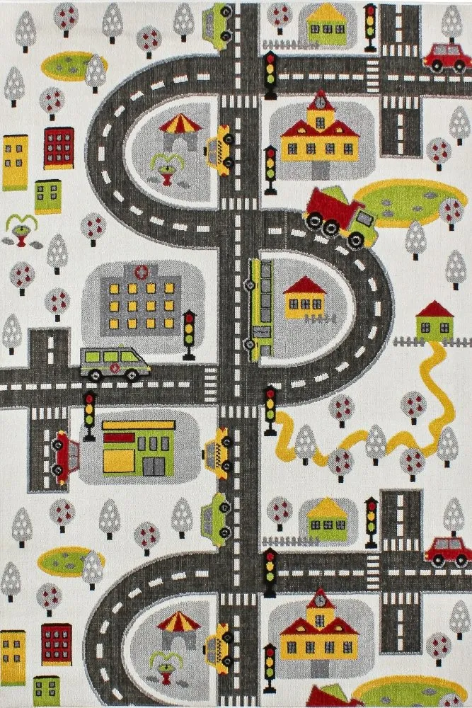 Tepih (200x290) Trafik White