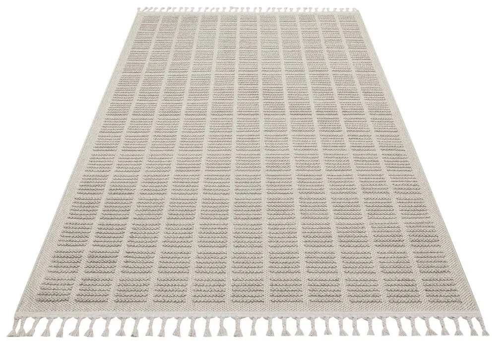Tepih Bukle Kare Grey 120 x 180 (514SRZ2086)
