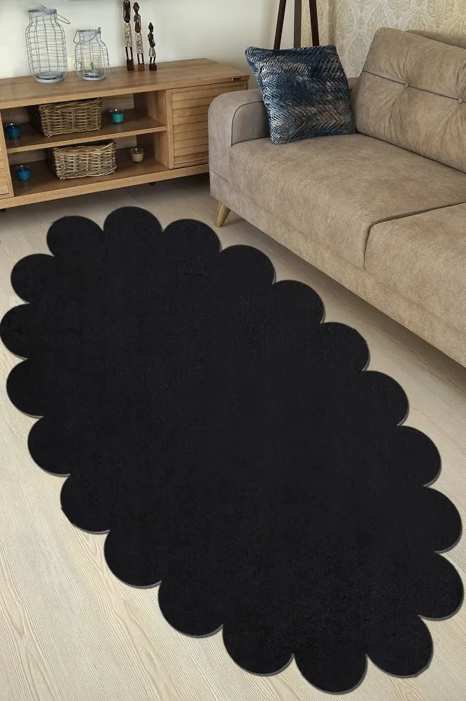 Tepih Ellipse Daisy Black 120 x 180 (202BLY1370)