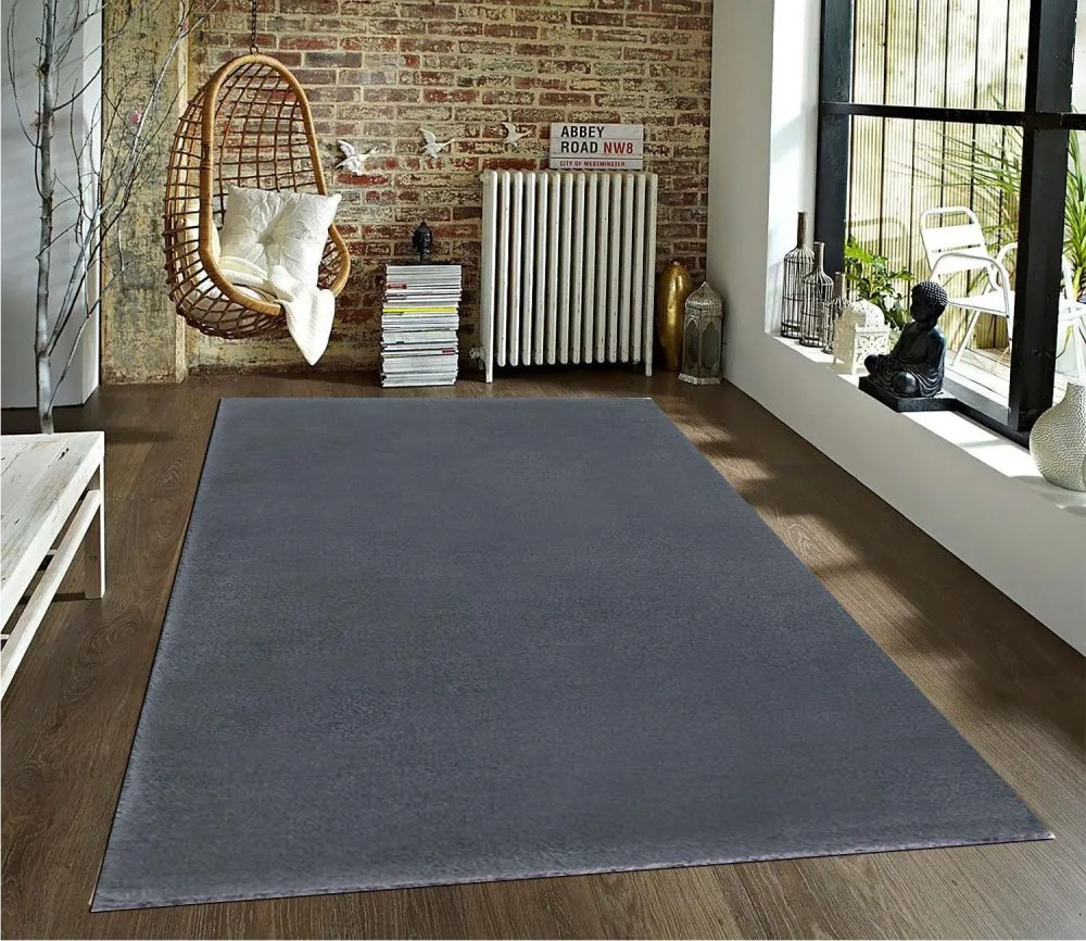 Tepih Soft Plush Dark Grey 120 x 180 (202BLY1214)