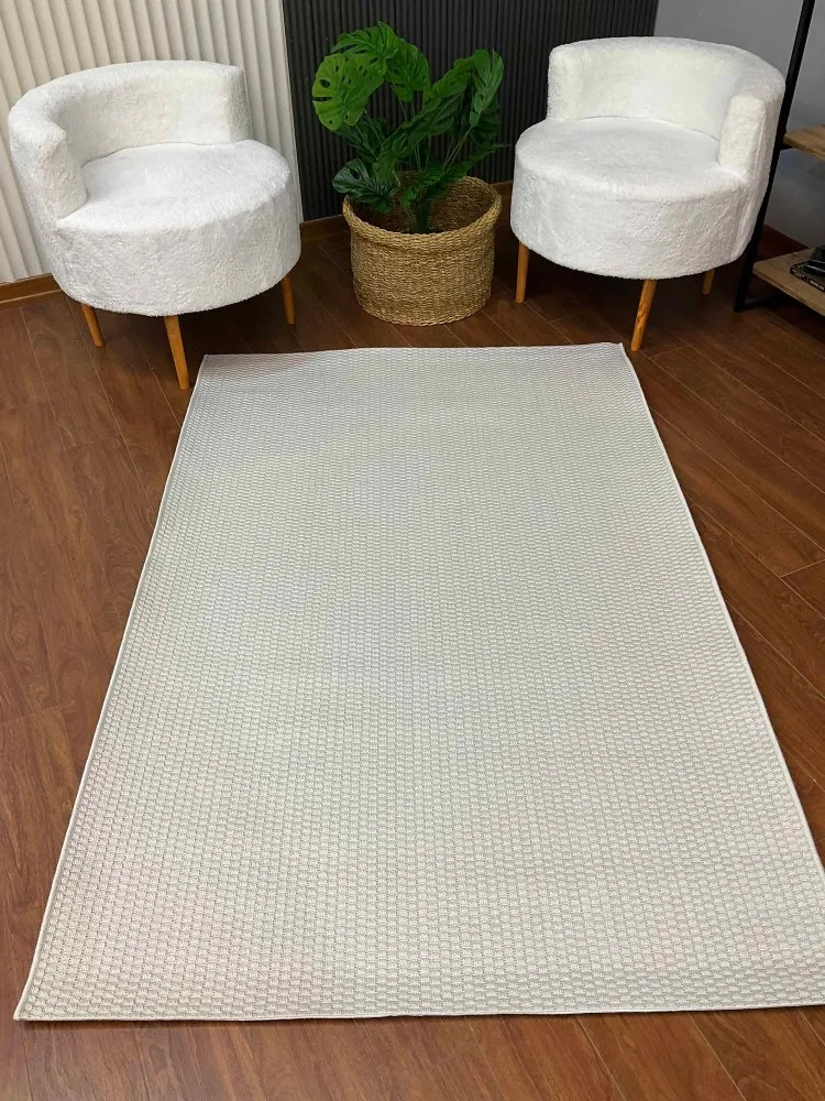 Tepih u krem boji Timber Sisal 100 x 200 (514SRZ1929)