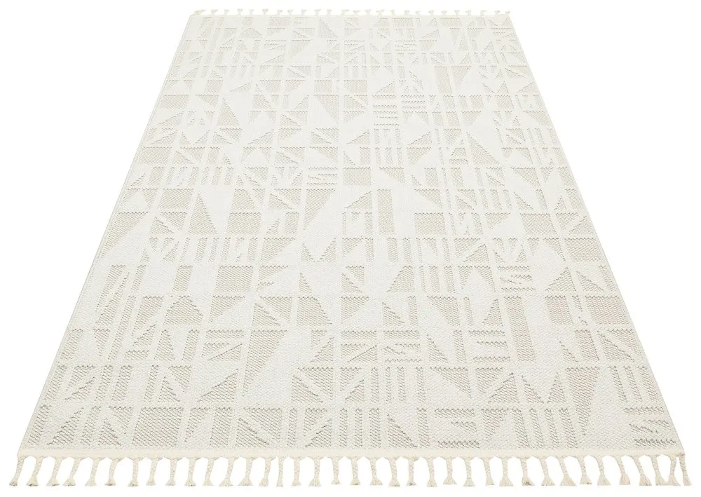 Tepih u krem boji Yeni Bukle Geometik 100 x 200 (514SRZ2097)