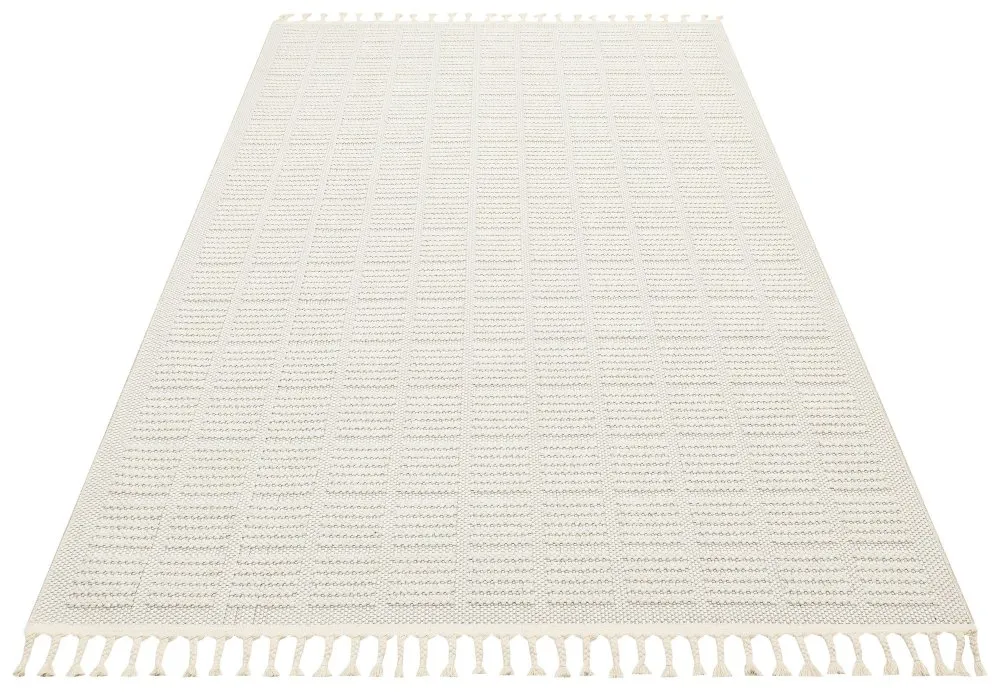 Tepih u krem boji Yeni Bukle Kare 100 x 200 (514SRZ2079)