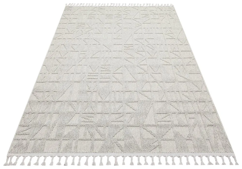 Tepih u sivoj boji Yeni Bukle Geometrik 100 x 200 (514SRZ2103)