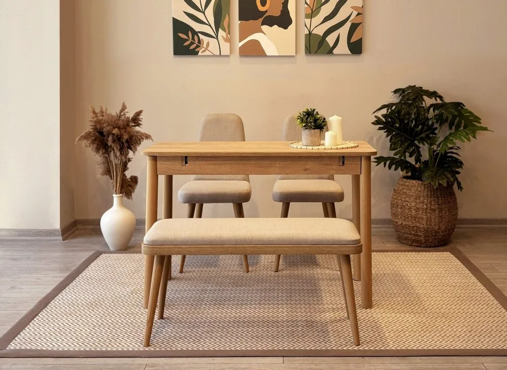 Trpezarijski set Vina Mini 01 1005 Oak Cream