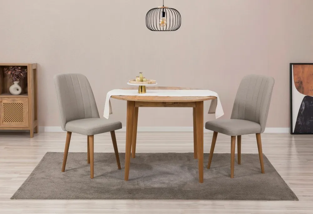 Trpezarijski sto i stolice Vina 1005 - Atlantic Pine Cream
