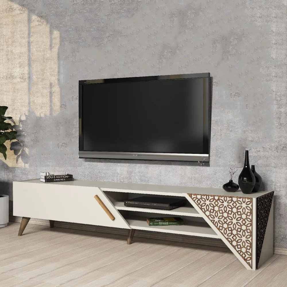 TV polica Beril 2 Cream