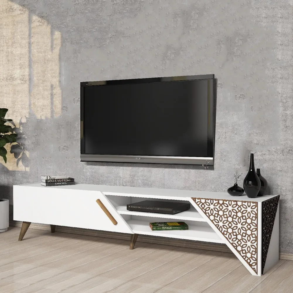 TV polica Beril 2 White