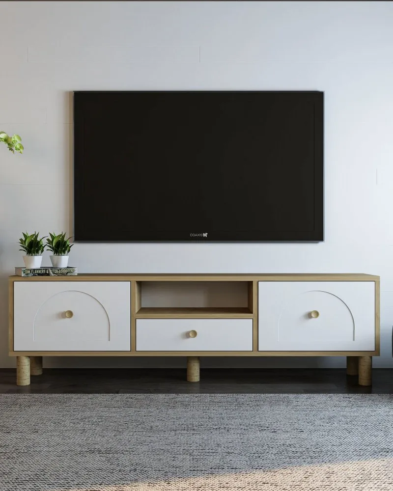 TV polica Notre Bohem Sapphıre Oak White