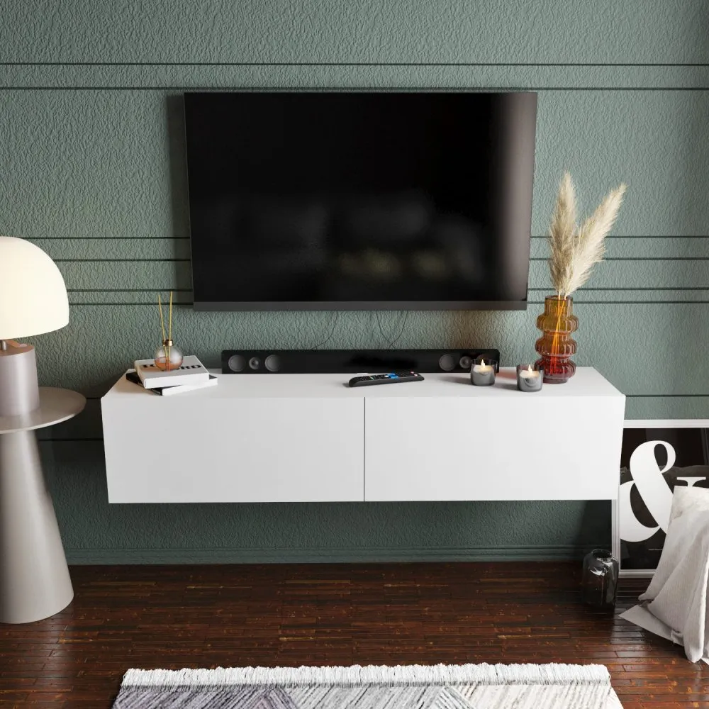 TV polica Poling White