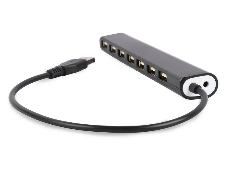 USB 2.0 7-port hub, crni (UHB-U2P7-04)