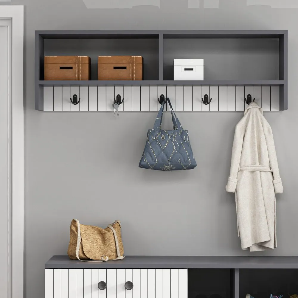 Vall Hook Sarandon Anthracite White